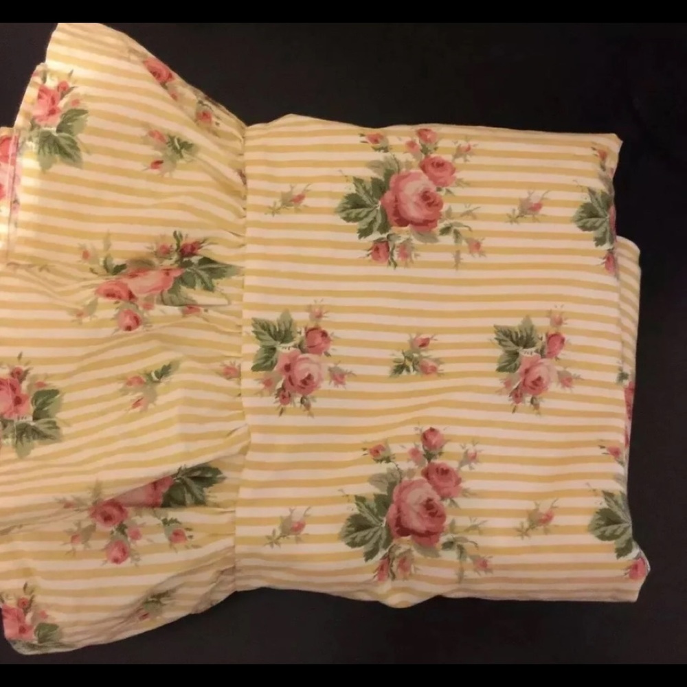 Ralph Lauren Sophie Brooke Ruffled Twin Flat Sheet